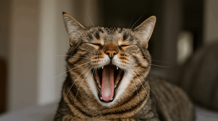 Perché il gatto sbadiglia così spesso? Le vere ragioni tra biologia, emozioni e “tattiche” feline perched il gatto sbadiglia