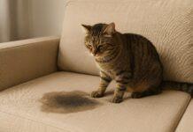 Come eliminare odori di pipì di gatto su divani e materassi Come eliminare odori di pipì di gatto