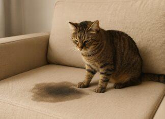 Come eliminare odori di pipì di gatto