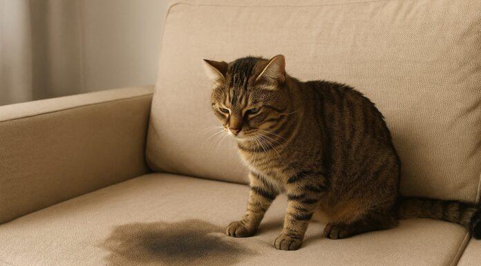 Come eliminare odori di pipì di gatto su divani e materassi Come eliminare odori di pipì di gatto