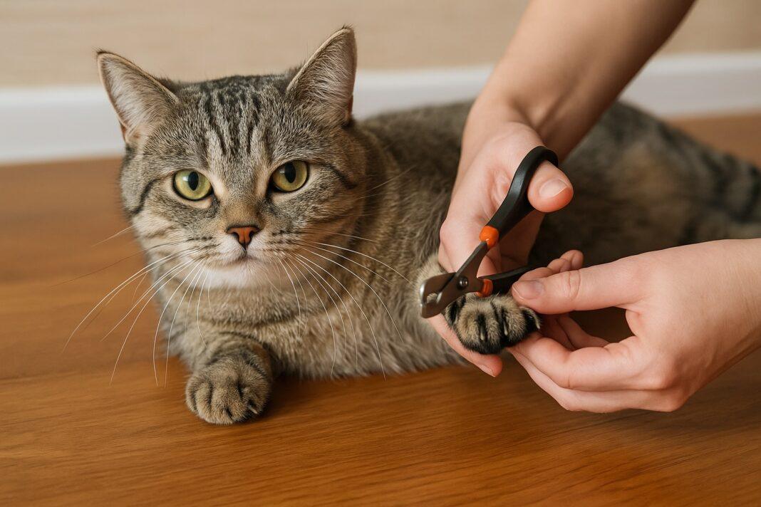 Come tagliare le unghie al gatto