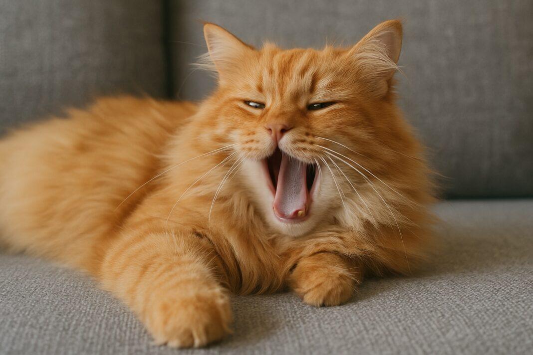 Gatto che dorme troppo