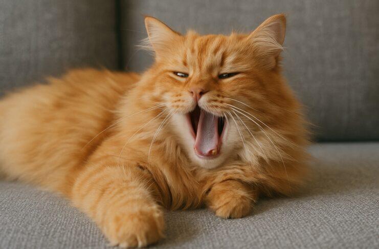 Gatto che dorme troppo