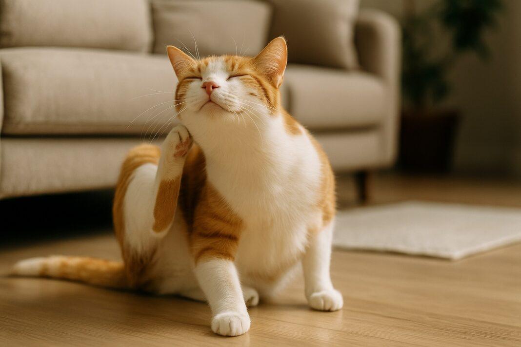 Gatto che si gratta troppo Gatto che si gratta troppo