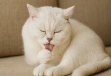Gatto che si lecca compulsivamente: stress o patologia? Gatto che si lecca compulsivamente