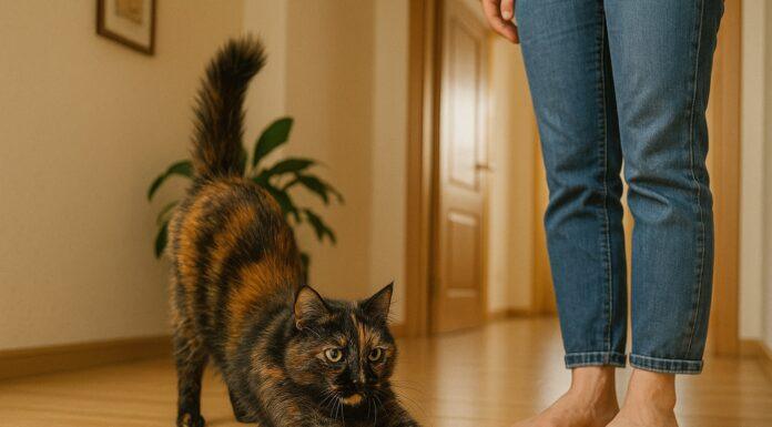 Gatto che si stiracchia davanti a te: segnale sociale sottovalutato Gatto che si stiracchia davanti a te