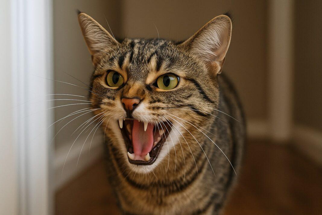 Gatto che soffia senza motivo: i veri trigger nascosti