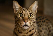 Gatto che spalanca gli occhi: eccitazione, paura o sorpresa? Gatto che spalanca gli occhi