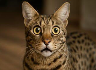 Gatto che spalanca gli occhi: eccitazione, paura o sorpresa? Gatto che spalanca gli occhi