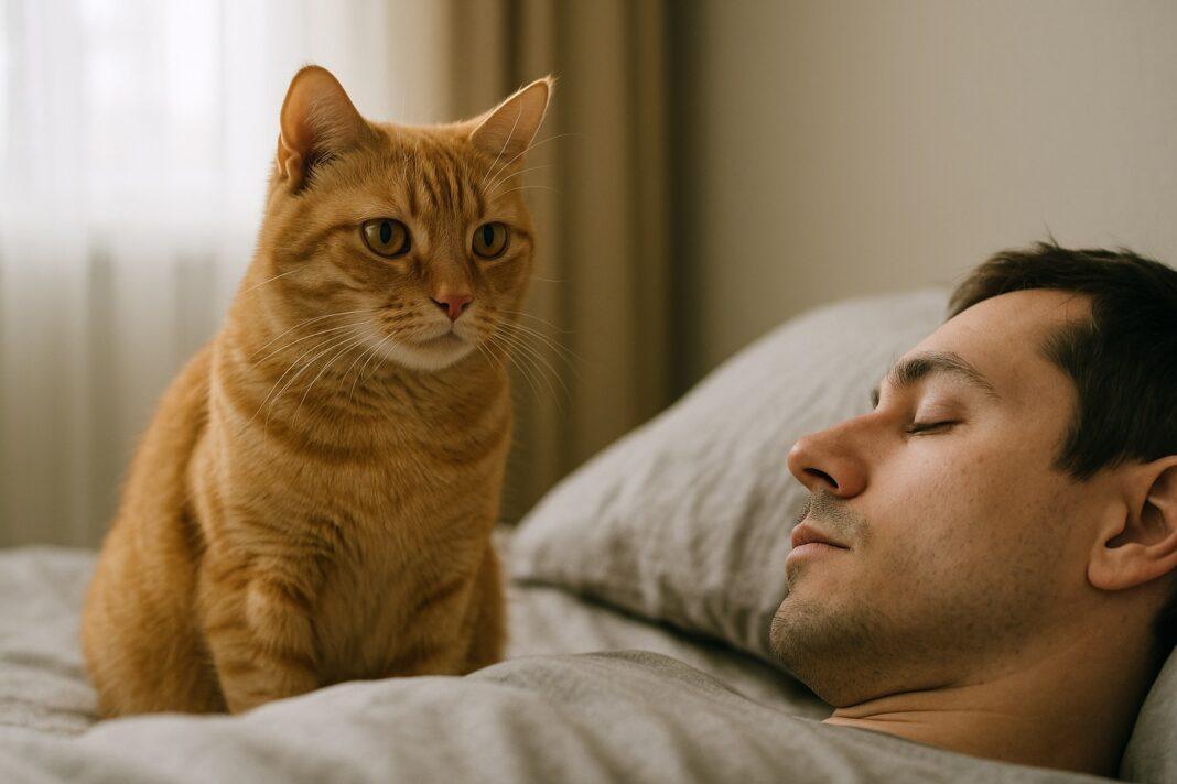 Gatto che ti guarda dormire Gatto che ti guarda dormire