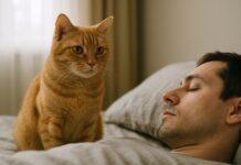 Gatto che ti guarda dormire: cosa significa davvero Gatto che ti guarda dormire