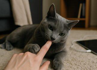 Gatto che ti mordicchia le dita: gioco, affetto o avviso? Gatto che ti mordicchia le dita
