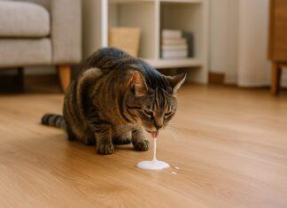 Gatto che vomita schiuma bianca: cosa indica Gatto che vomita schiuma bianca