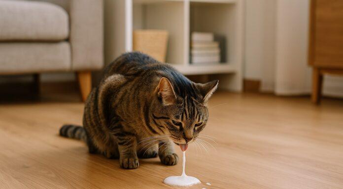 Gatto che vomita schiuma bianca: cosa indica Gatto che vomita schiuma bianca