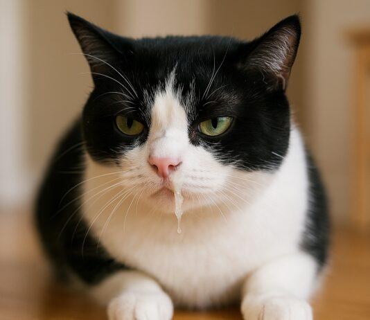 Gatto con il naso che cola: differenze tra raffreddore e rinite Gatto con il naso che cola