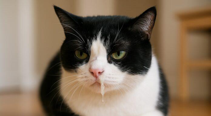 Gatto con il naso che cola: differenze tra raffreddore e rinite Gatto con il naso che cola