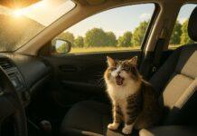 Gatto e viaggi estivi: caldo, auto bollenti e colpi di calore: come evitarli Gatto e viaggi estivi