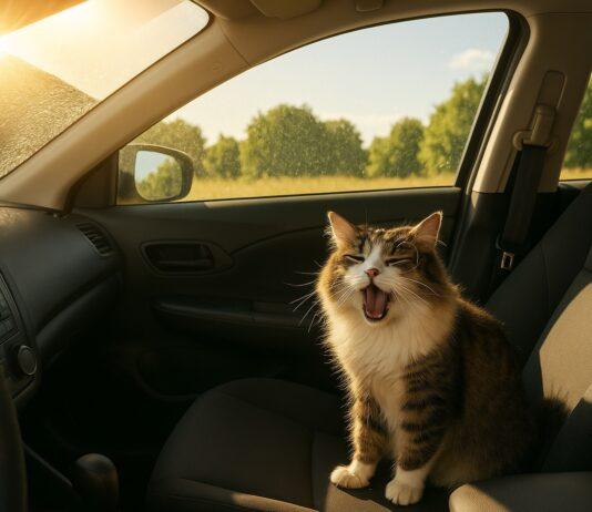 Gatto e viaggi estivi: caldo, auto bollenti e colpi di calore: come evitarli Gatto e viaggi estivi