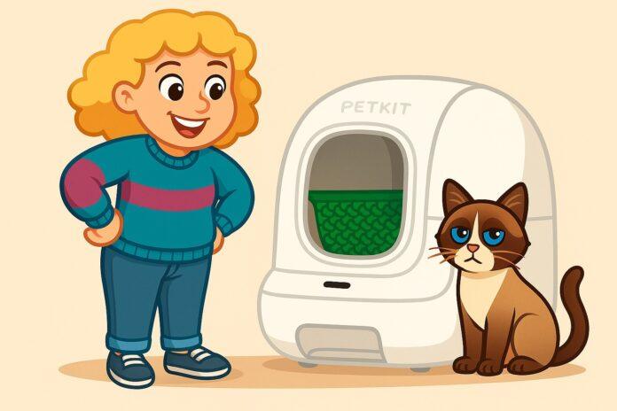 Genny vs la lettiera intelligente Genny vs la lettiera intelligente