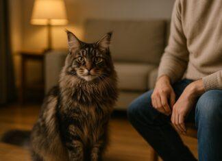 Il gatto guardiano: perché osserva ogni tua mossa Il gatto guardiano: perché osserva ogni tua mossa