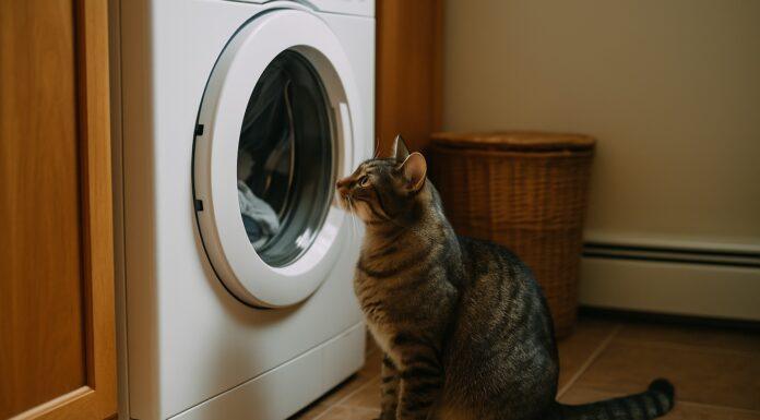 Il mistero del gatto che guarda la lavatrice Il mistero del gatto che guarda la lavatrice