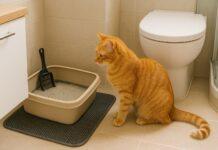 Lettiera in bagno senza disastri