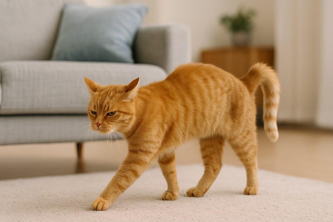 Perché alcuni gatti camminano come se fossero “offesi”