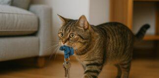 Perché alcuni gatti “rubano” oggetti di casa