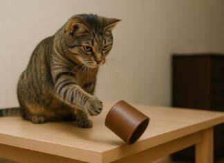 Perché i gatti buttano gli oggetti dal tavolo? Perché i gatti buttano gli oggetti dal tavolo
