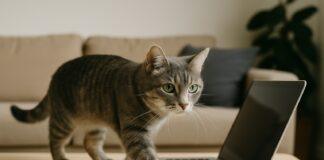 Perché i gatti camminano sui laptop