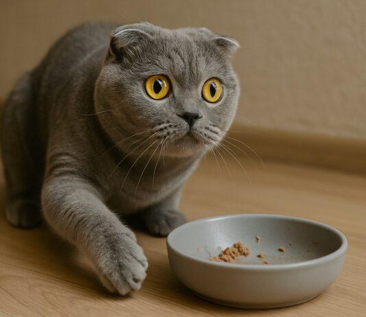 Perché i gatti grattano il pavimento dopo aver mangiato Perché i gatti grattano il pavimento dopo aver mangiato