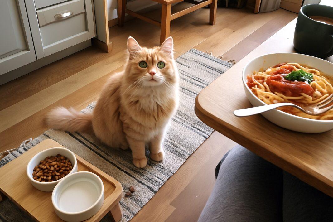 Perché il gatto chiede cibo