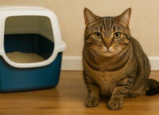 Perché il gatto fa la “guardia” alla lettiera Perché il gatto fa la “guardia” alla lettiera