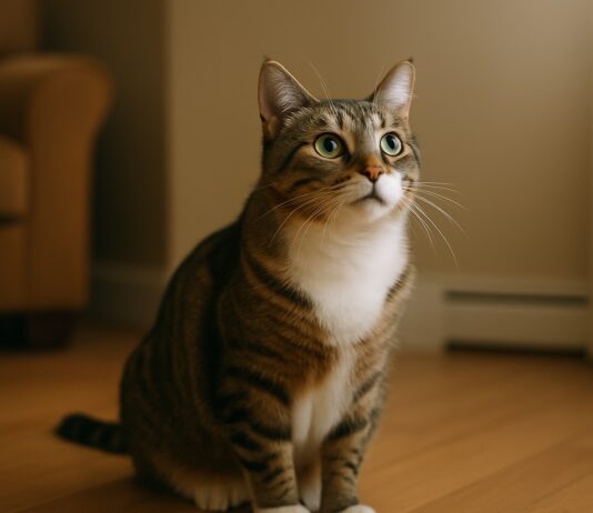 Perché il gatto fissa il vuoto