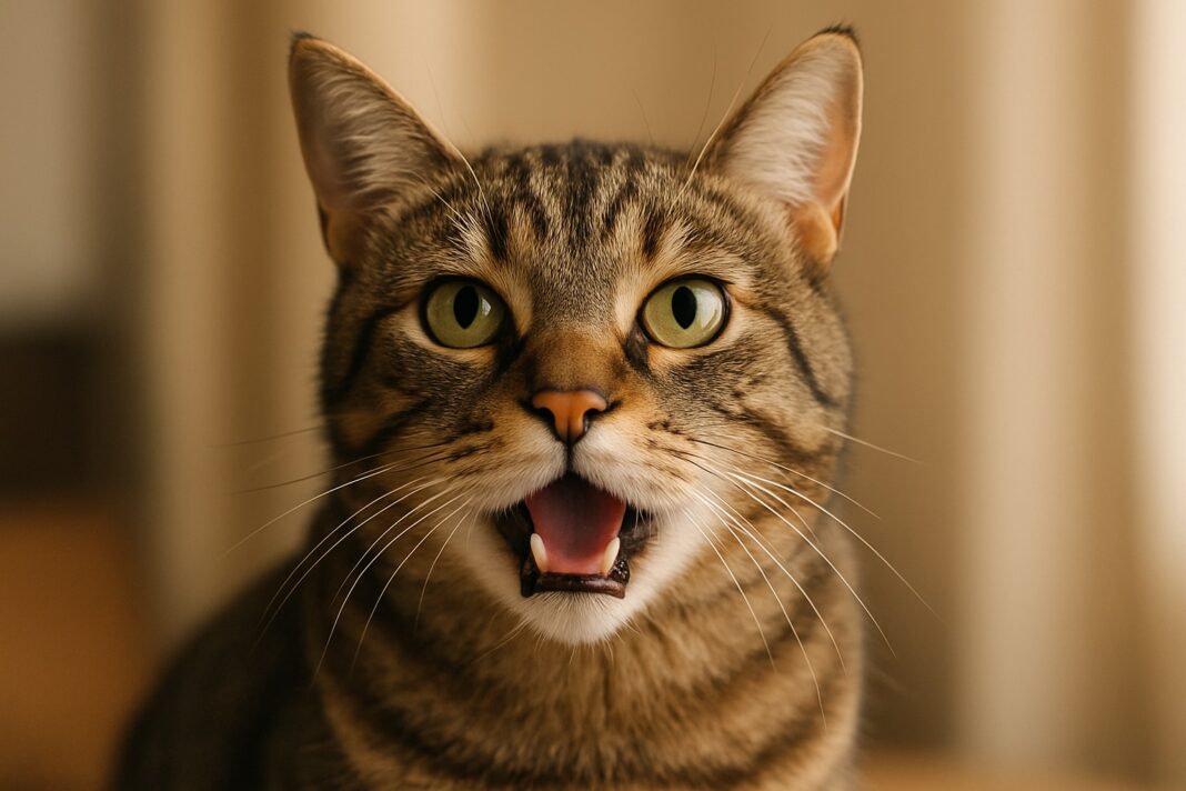 Perché il gatto respira a bocca aperta