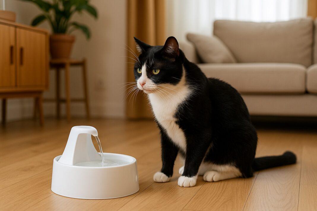 Perché il gatto rifiuta l’acqua corrente o la fontanella
