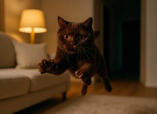 Perché il gatto salta addosso all’improvviso (anche senza motivo) Perché il gatto salta addosso all’improvviso