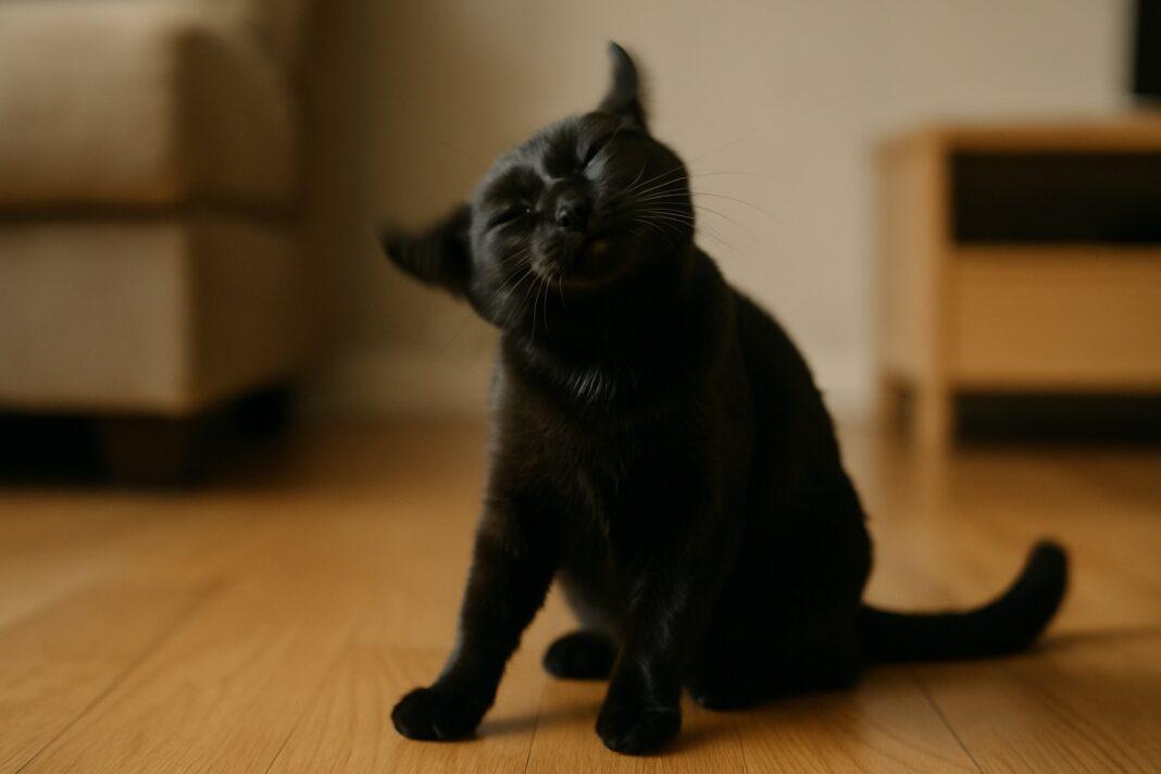 Perché il gatto scuote la testa di continuo