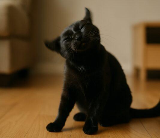 Perché il gatto scuote la testa di continuo