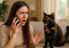Perché il gatto si agita quando telefoni