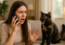 Perché il gatto si agita quando telefoni o parli ad alta voce Perché il gatto si agita quando telefoni