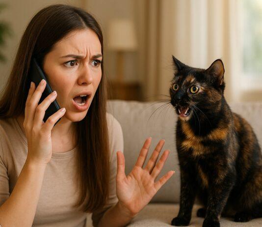 Perché il gatto si agita quando telefoni o parli ad alta voce Perché il gatto si agita quando telefoni