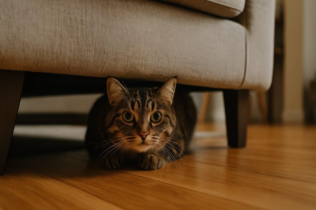 Perché il gatto si nasconde quando arrivano ospiti