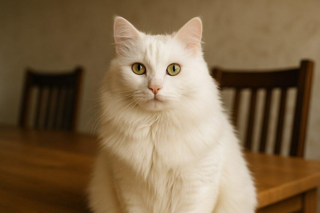 Perché il gatto ti fissa mentre mangi