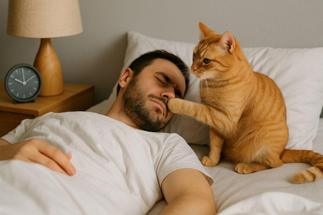 Perché il gatto ti sveglia sempre alla stessa ora