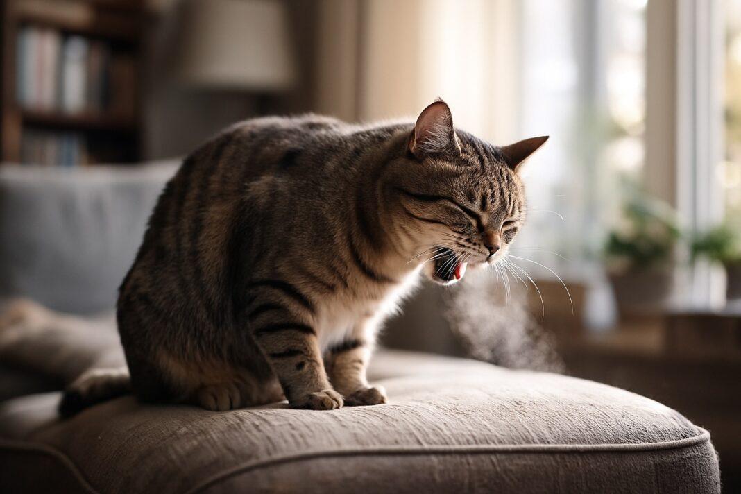 Perché il gatto tossisce