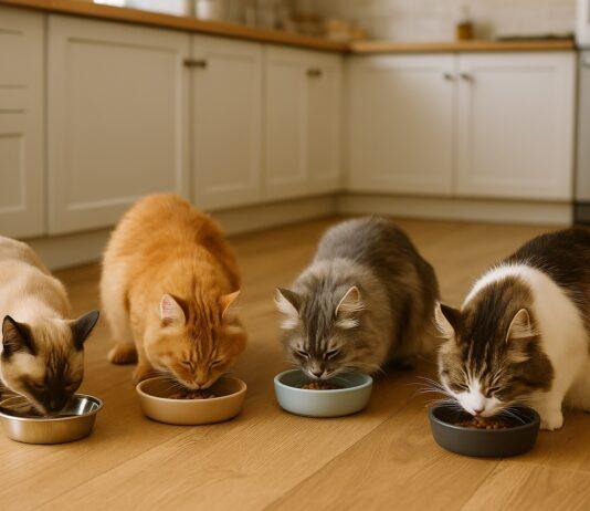 Pianificare i pasti del gatto