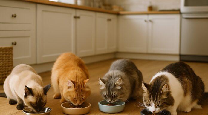 Pianificare i pasti del gatto