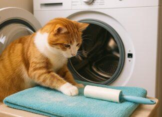 Rimozione dei peli in lavatrice