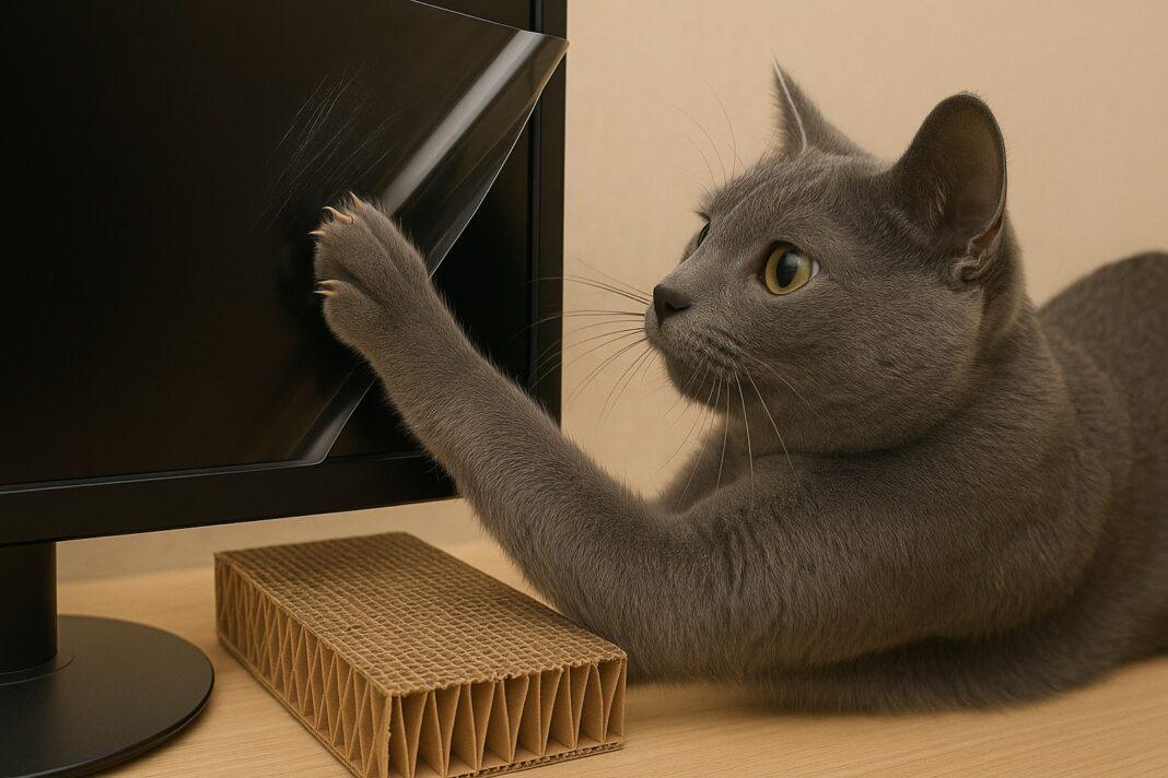 Schermi, TV e monitor- come proteggerli da zampe e graffi Schermi, TV e monitor: come proteggerli da zampe e graffi